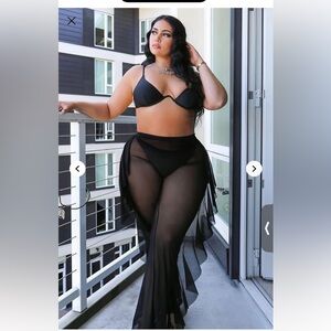 Fashion Nova Sheer Cover Up Pants